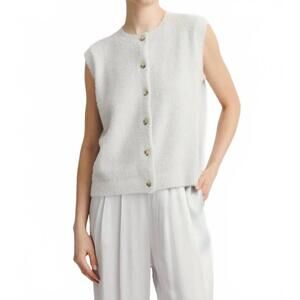 NEW MELISSA NEPTON alexe sweater vest in light grey